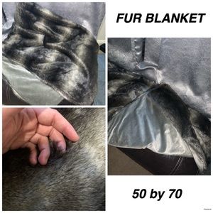 Brand new 50x70 fur like blanket.